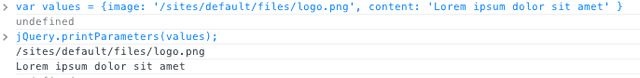 jquery printParameters jquery printParameters
